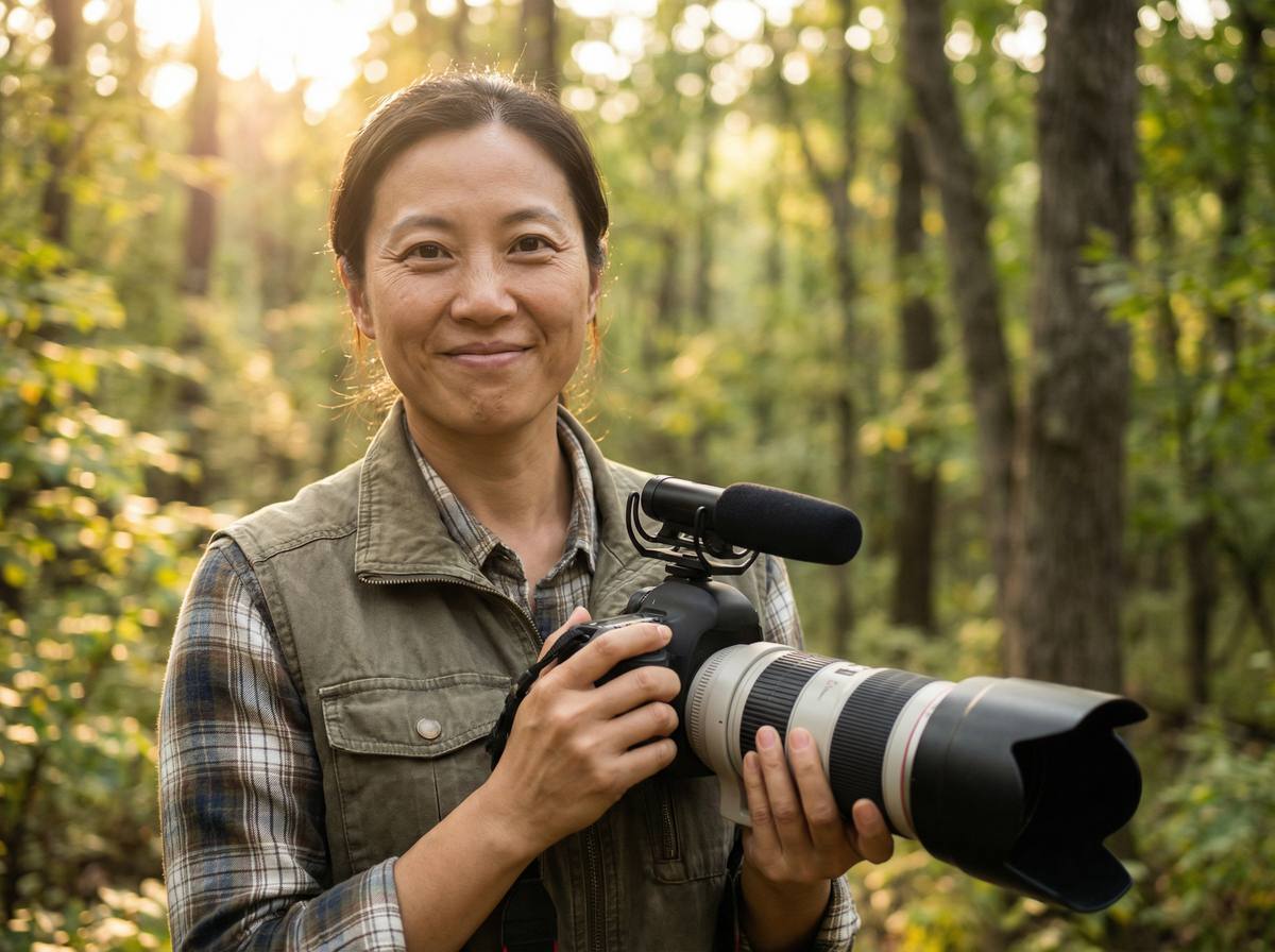 爆料吃瓜网首席摄影师张晓雯 - 野生动物微距摄影专家